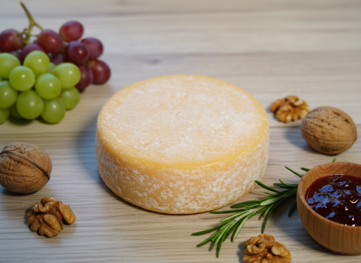 Geräucherter Ziegenkäse